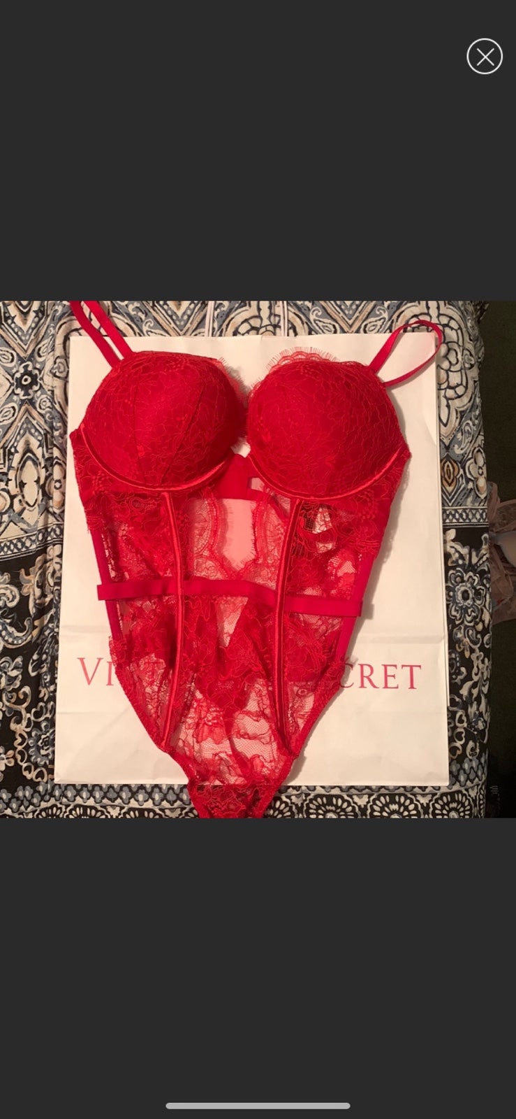 Victoria’s Secret bombshell teddy bodysuit