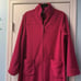 L.L.Bean Long Zip-Up Fleece Cozy Deep Pink Front Two Pockets Robe Womens Size M