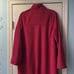 L.L.Bean Long Zip-Up Fleece Cozy Deep Pink Front Two Pockets Robe Womens Size M