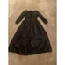 Black Vintage Dress Gothic/Renassance Medium may fit large
