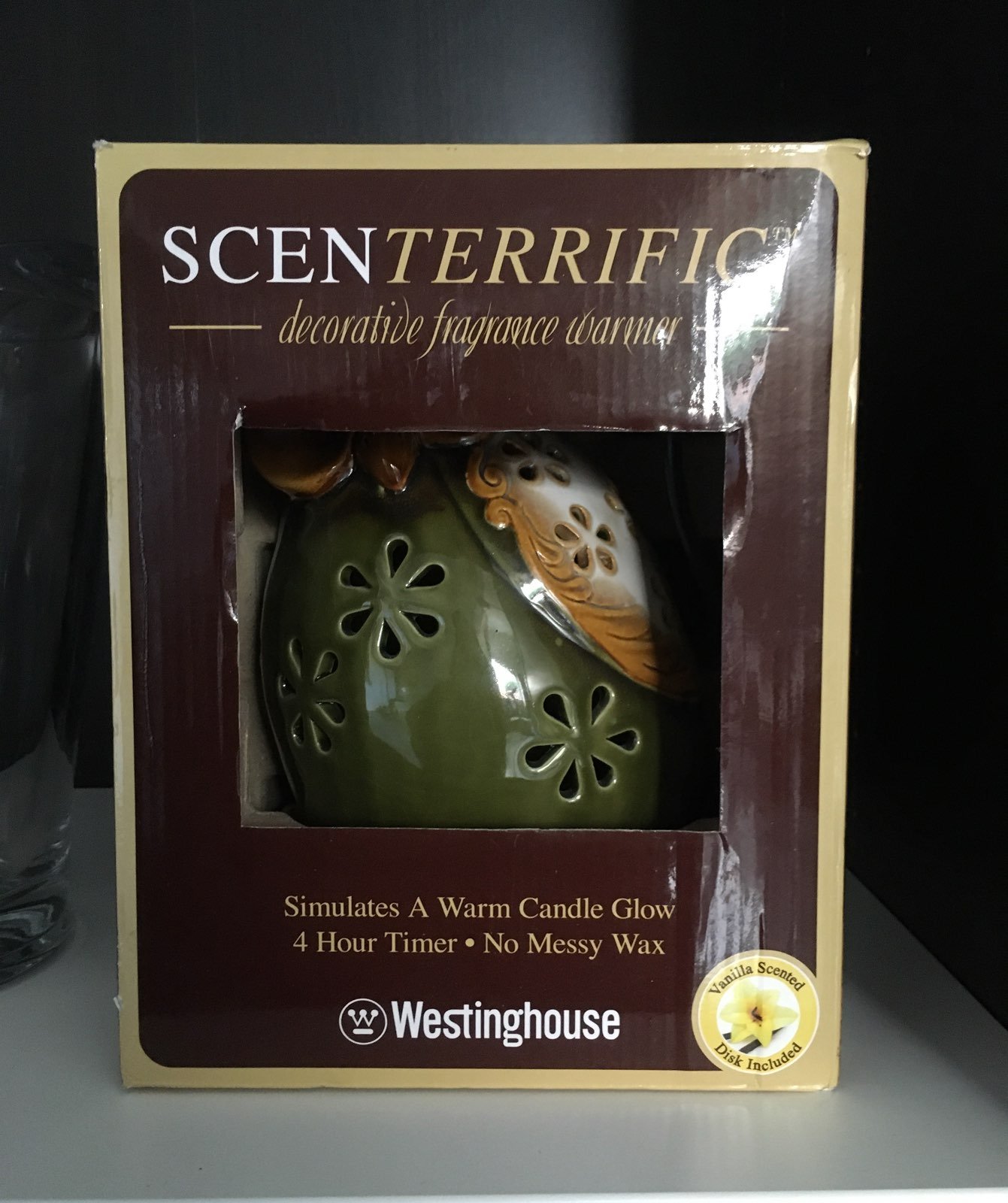 Owl Warm Candle Glow