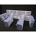 19pc Book Shelves Library Set Scatter Terrain Scenery 3D Printed Mini Miniature