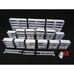 19pc Book Shelves Library Set Scatter Terrain Scenery 3D Printed Mini Miniature