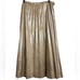 NWT TAHARI ASL Gold Pleated Midi Skirt 145