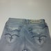 ROCK REVIVAL Celine Woman's Low Rise Zip Pockets Embroidered Jeans Size 29 Used
