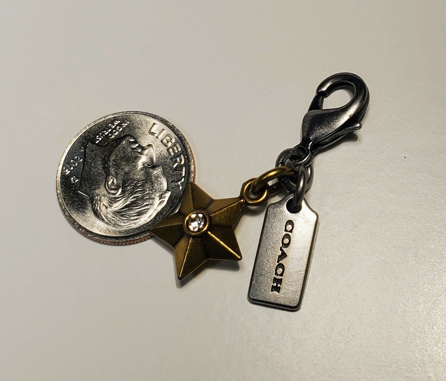 Coach Mini 3D Star Charm NWOT