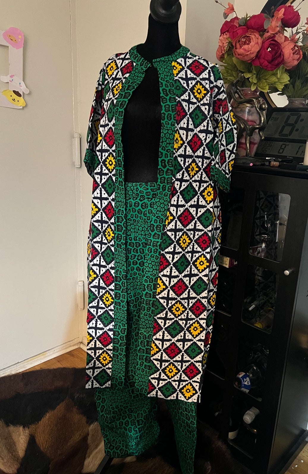 Two piece Ankara Blazer set