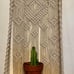 NWOT handmade macrame hanging shelf