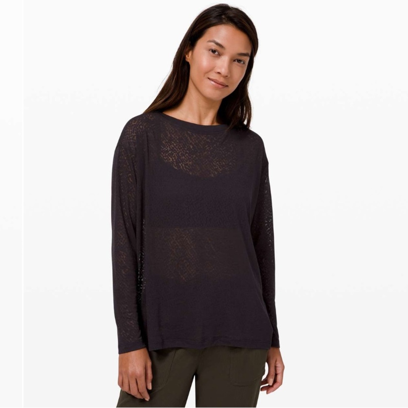 Lululemon Back In Action Long Sleeve *Veil