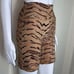 WeWoreWhat Brushed Nylon Tiger Chain Bike Short in Tan