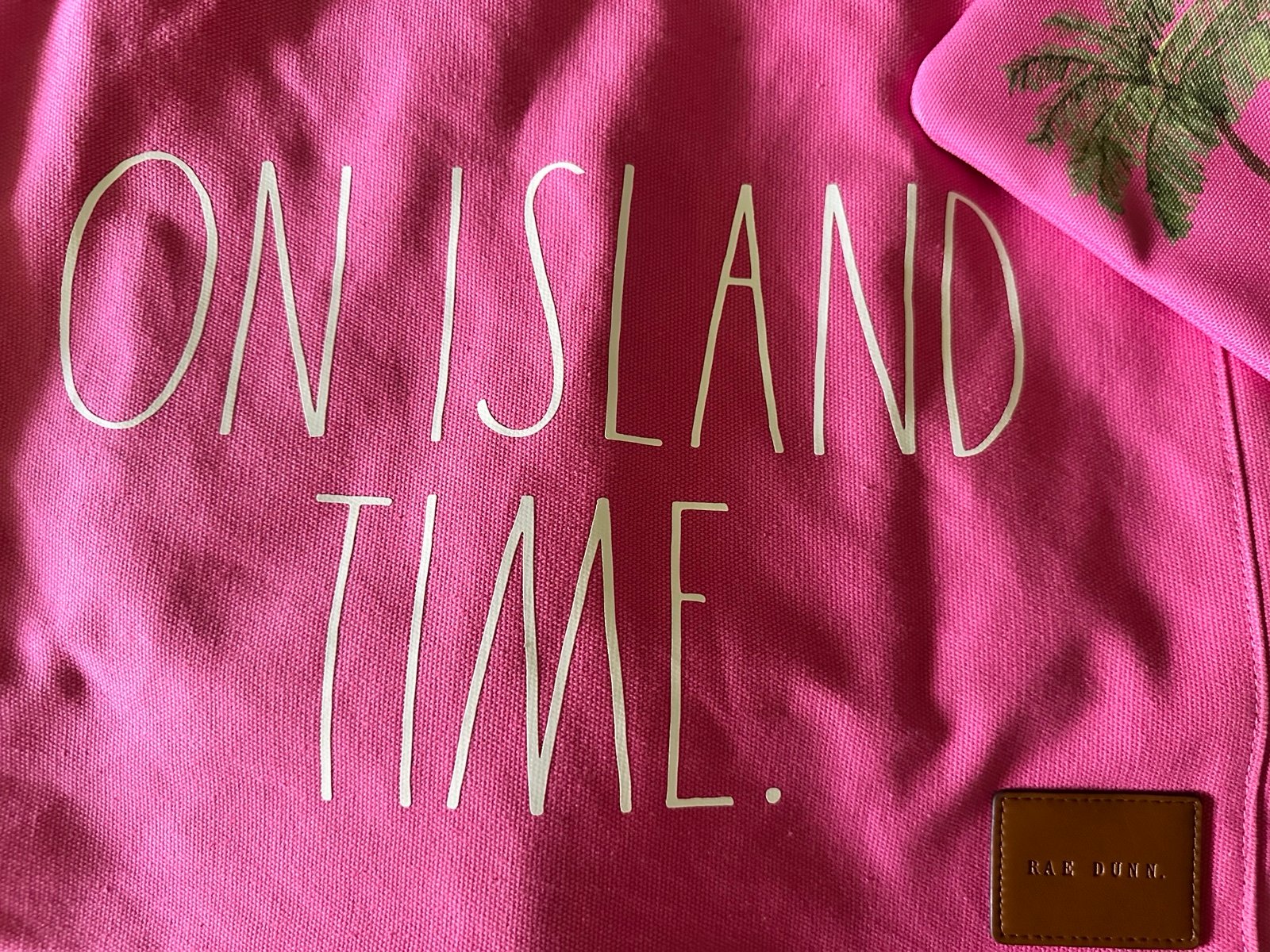 Rae Dunn Beach Tote Bag 3 in 1 Pink color
