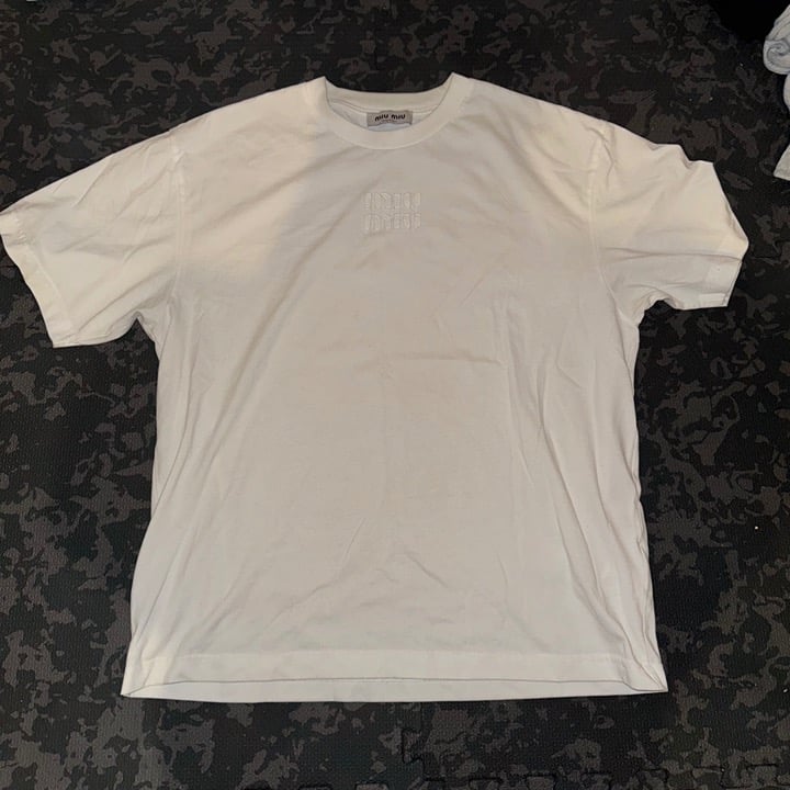 Miu Miu white t shirt Large