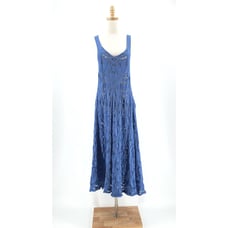 Free People Womens Bianca Fauxchet Midi Dress XS Crochet Cottagecore Boho Beach