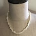 1970's Shiny White Angel Skin Coral Necklace