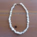 1970's Shiny White Angel Skin Coral Necklace
