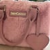Juicy Couture Faux Fur Taffy Pale Pink Sachel