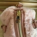 Juicy Couture Faux Fur Taffy Pale Pink Sachel