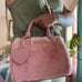 Juicy Couture Faux Fur Taffy Pale Pink Sachel