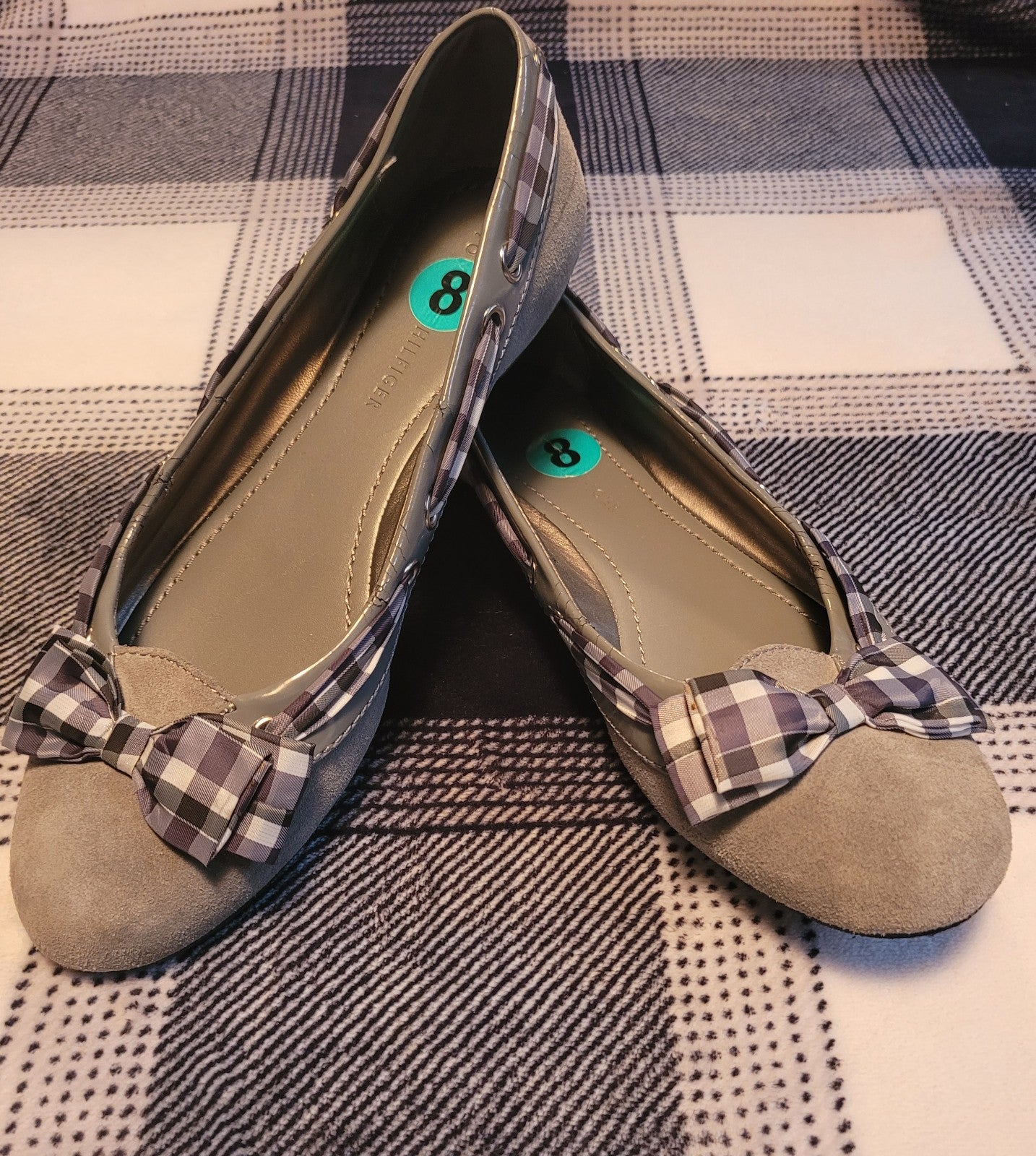 Tommy hilfiger flats with bow hotsell