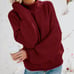 Womens Turtleneck Oversized Sweaters Batwing Long Sleeve Pullover MEDIUM