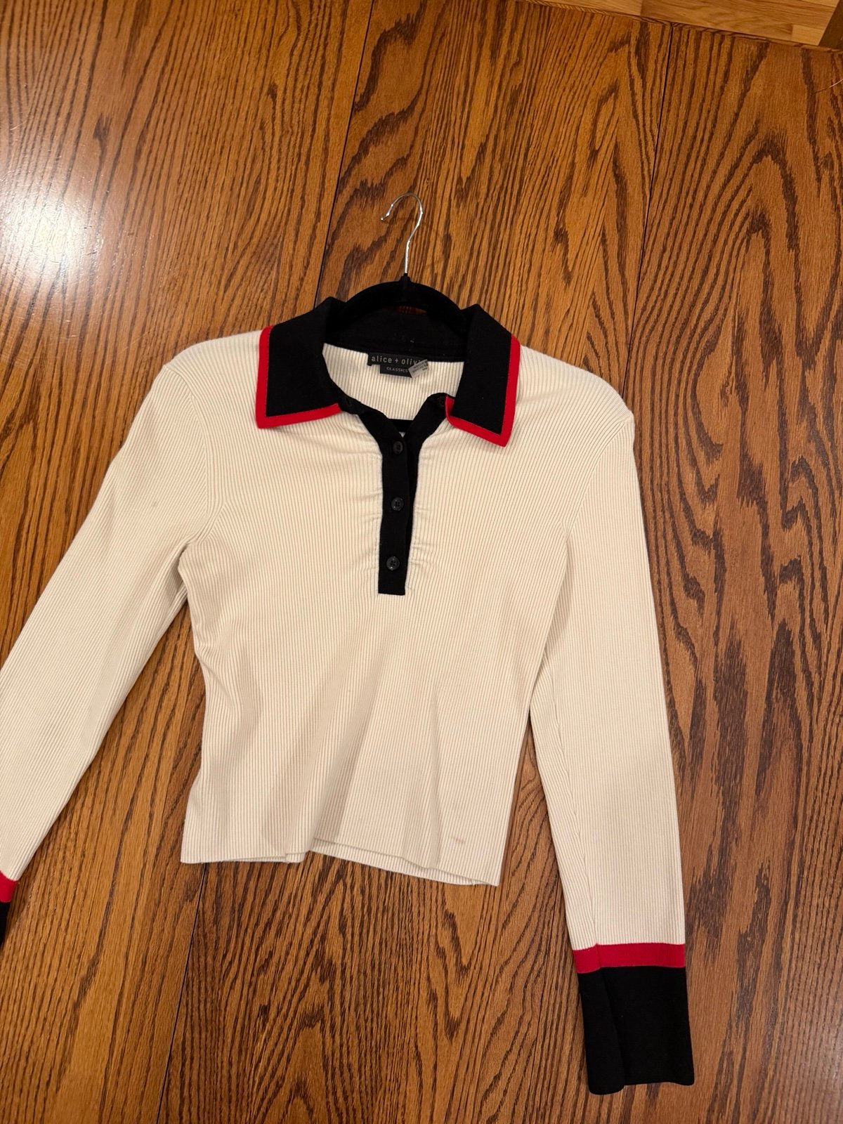 Alice & Olivia polo sweater, SIZE M