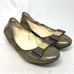 Cole Haan, size 6B (23 cm), khaki, ribbon, flat.