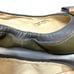 Cole Haan, size 6B (23 cm), khaki, ribbon, flat.