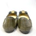 Cole Haan, size 6B (23 cm), khaki, ribbon, flat.