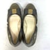 Cole Haan, size 6B (23 cm), khaki, ribbon, flat.