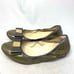 Cole Haan, size 6B (23 cm), khaki, ribbon, flat.