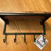 Wood shelf and coat rack