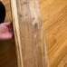 Wood shelf and coat rack
