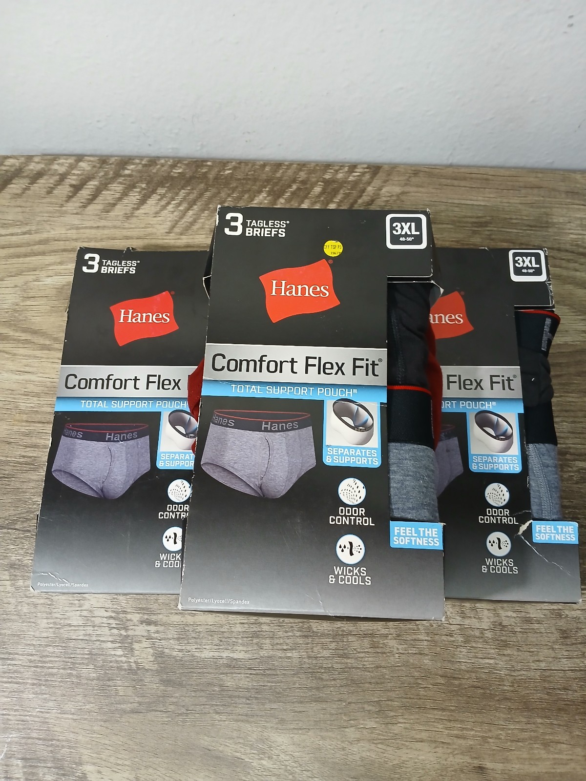 Hanes mens 3xl briefs brand new