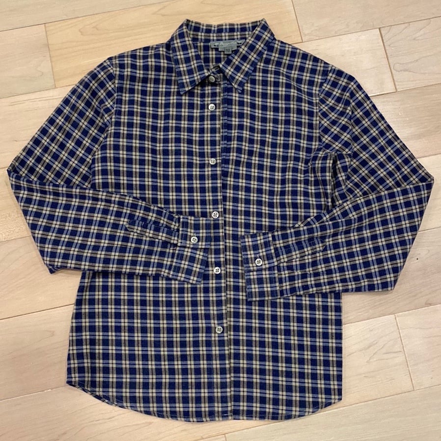 210 Bonpoint boys soft flannel button down shirt