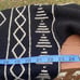 Nils black wool blend snowflake sweater
