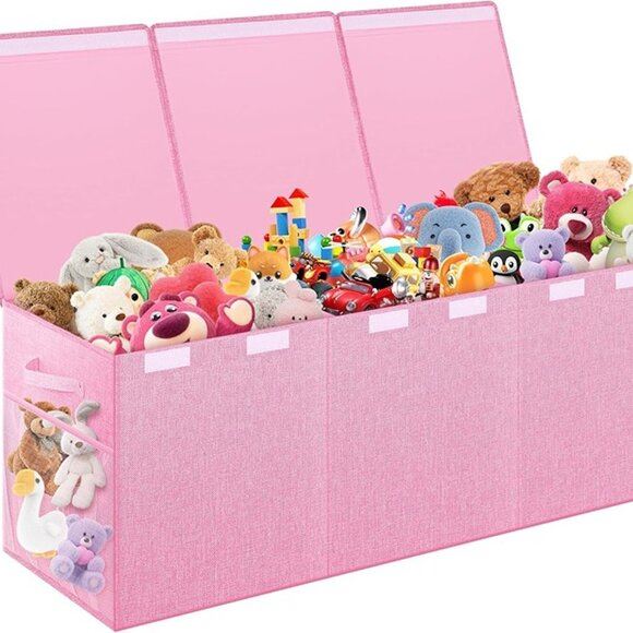 NEW Extra Large Toy Box, Toy Box for Kids Boys Girls,41 x14 x16