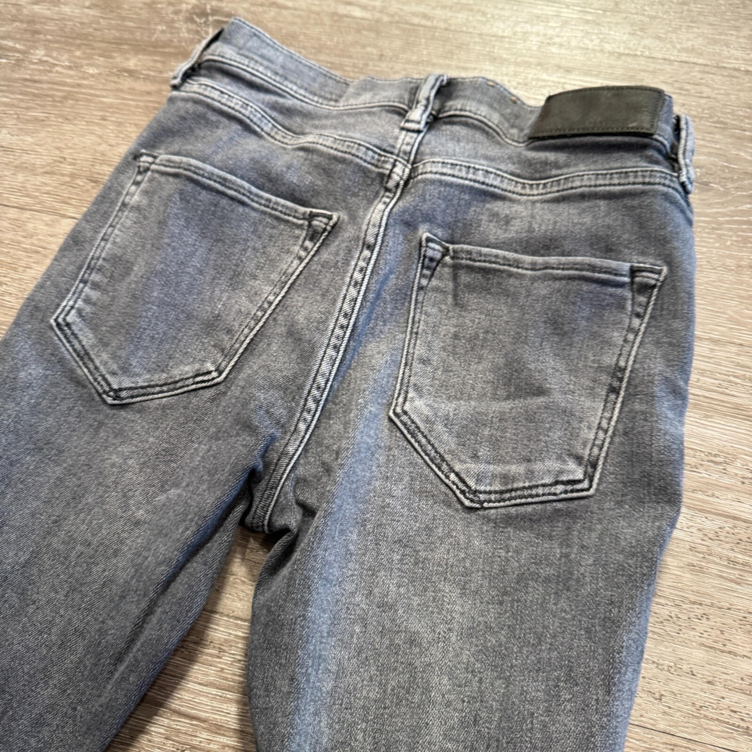 AllSaints Jeans Womens 26 Gray Denim Eve Super Skinny 26x27 Stretch Cotton
