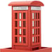 NEROSUN Wooden Hanging Wild Bird Feeders for Outside, Red British Phone Booth Bi