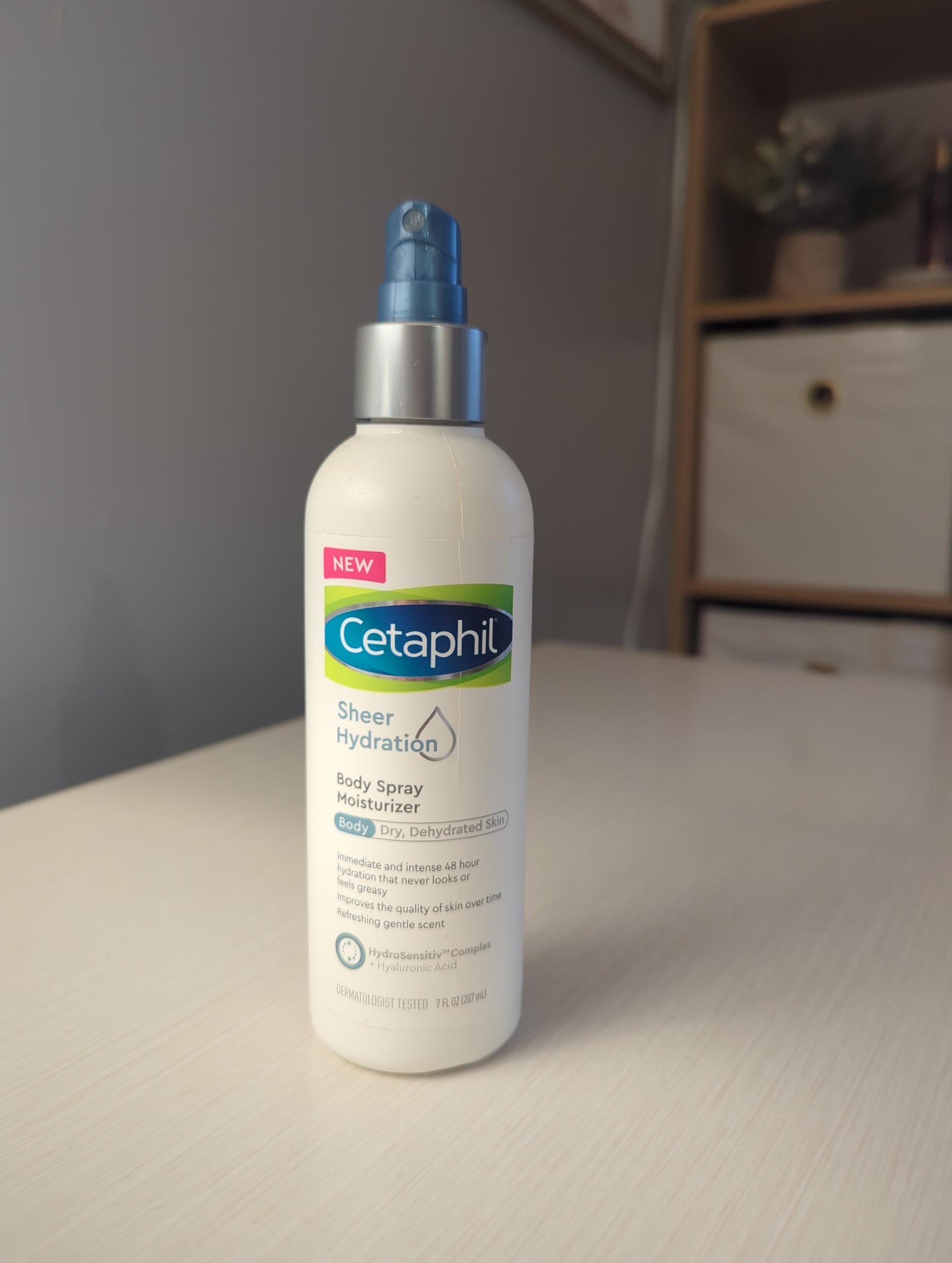 Cetaphil Sheer hydration body spray moisturizer