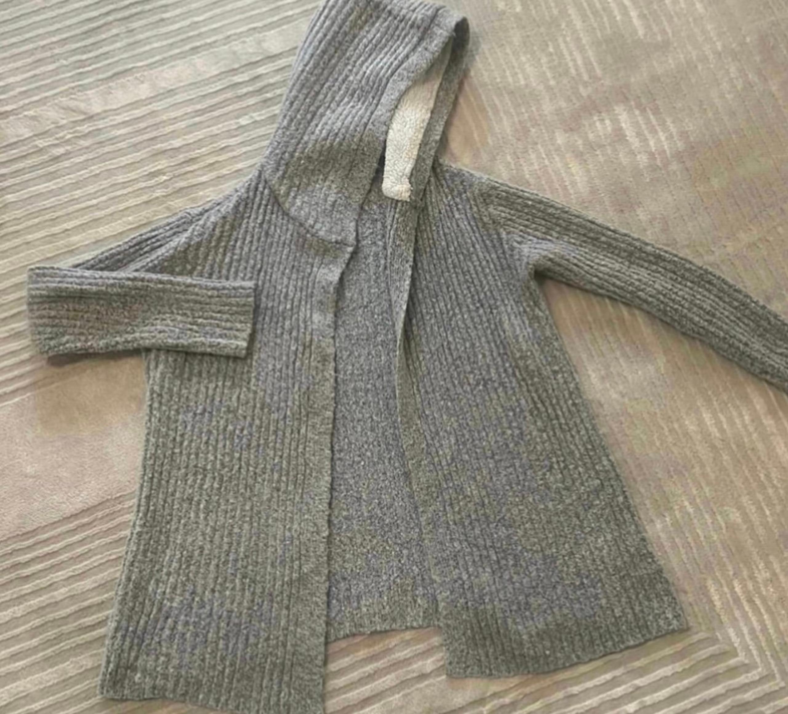 Women’s grey fashion nova sweater cardigan size small gift clothing size small