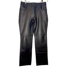 Periscope PS-3983 Vintage 90s Leather Pants Size 7