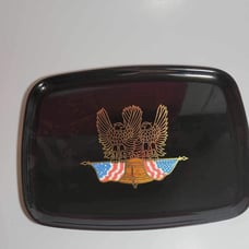 Vintage Couroc of Monterey American Eagle Serving Tray – Patriotic Collectible