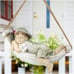 Garden Statue Outdoor Hanging Statue Sleeping Boy Outdoor Hanging Garden