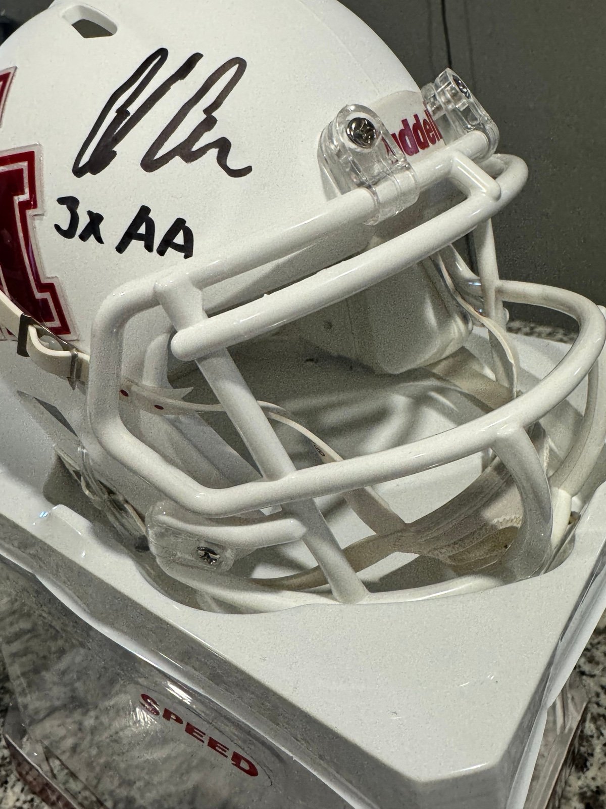 Football Helmet ed Oliver Houston cougars