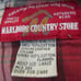 VINTAGE MARLBORO DENIM JEAN JACKET-LEATHER COLLAR-MEN'S SIZE LARGE