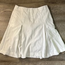 Acne Studios White Pleated Skirt Size 36