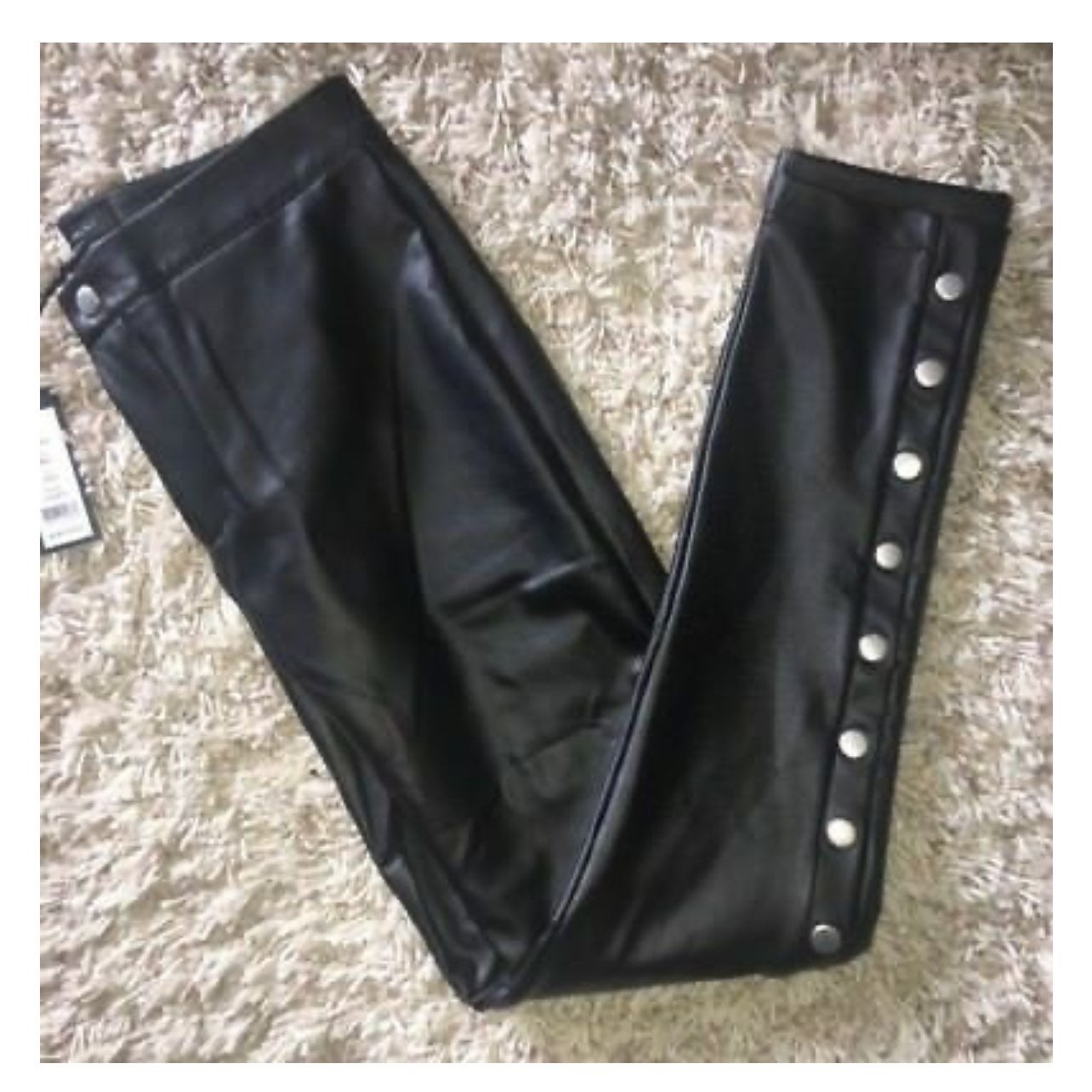 NWT NWT Romeo & Juliet Couture Black Faux Leather Pants Size S