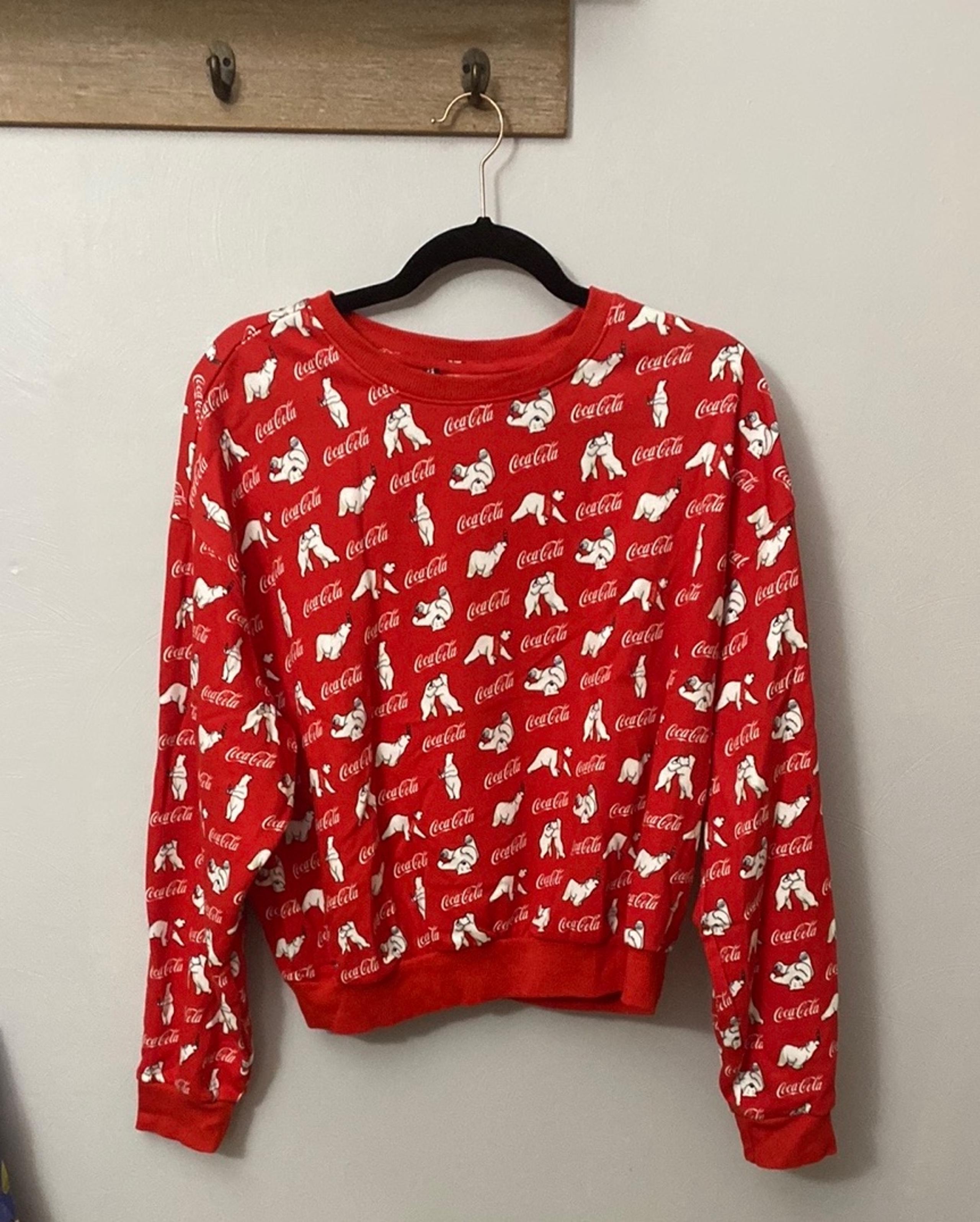 Coca Cola Bear Crew Neck Sweatshirt - H&M