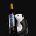 Zen Panda Wine Holder unpainted one color 12067