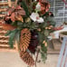 Beautiful!! 44” Glimmer XL Stand & Gold Poinsetas Arrangement